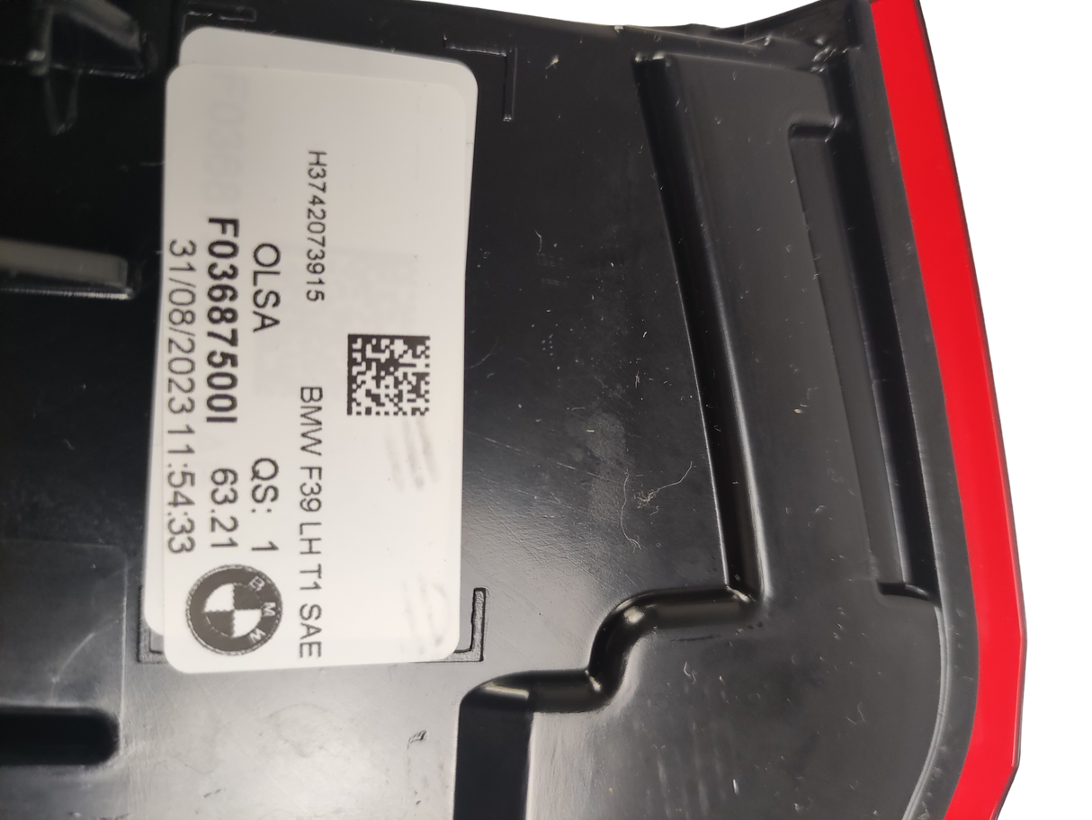 BMW X2 Original Rear light external left 63217420739