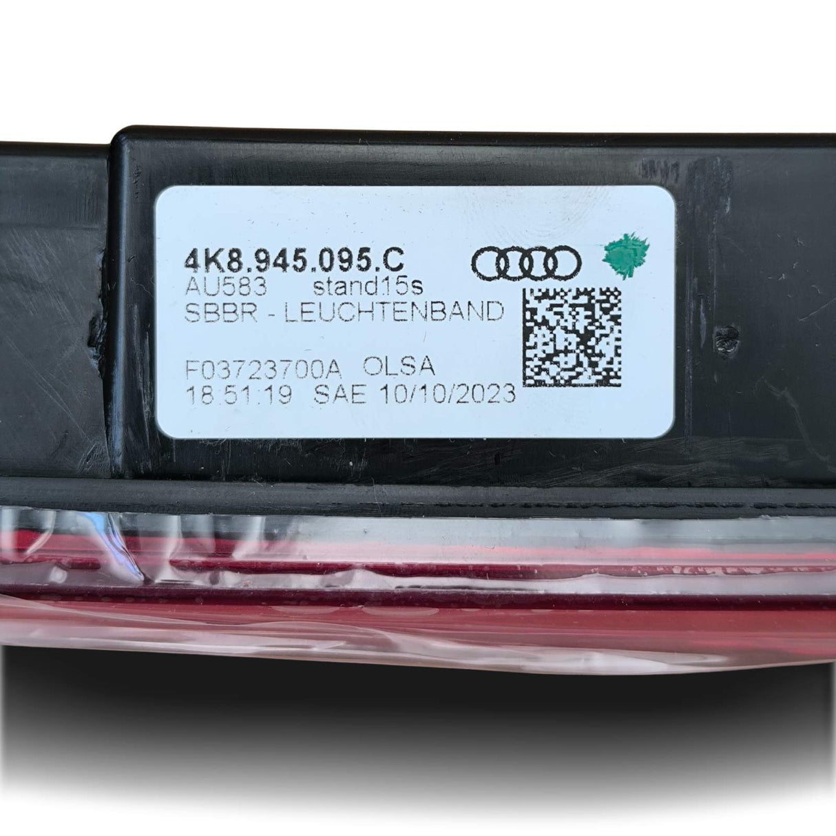 AUDI A7 Original Taillight Fascia 4K8 945 095