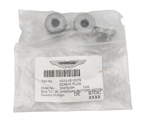 Aston Martin Tappo a Vite filettato motore 4G43-42-10279