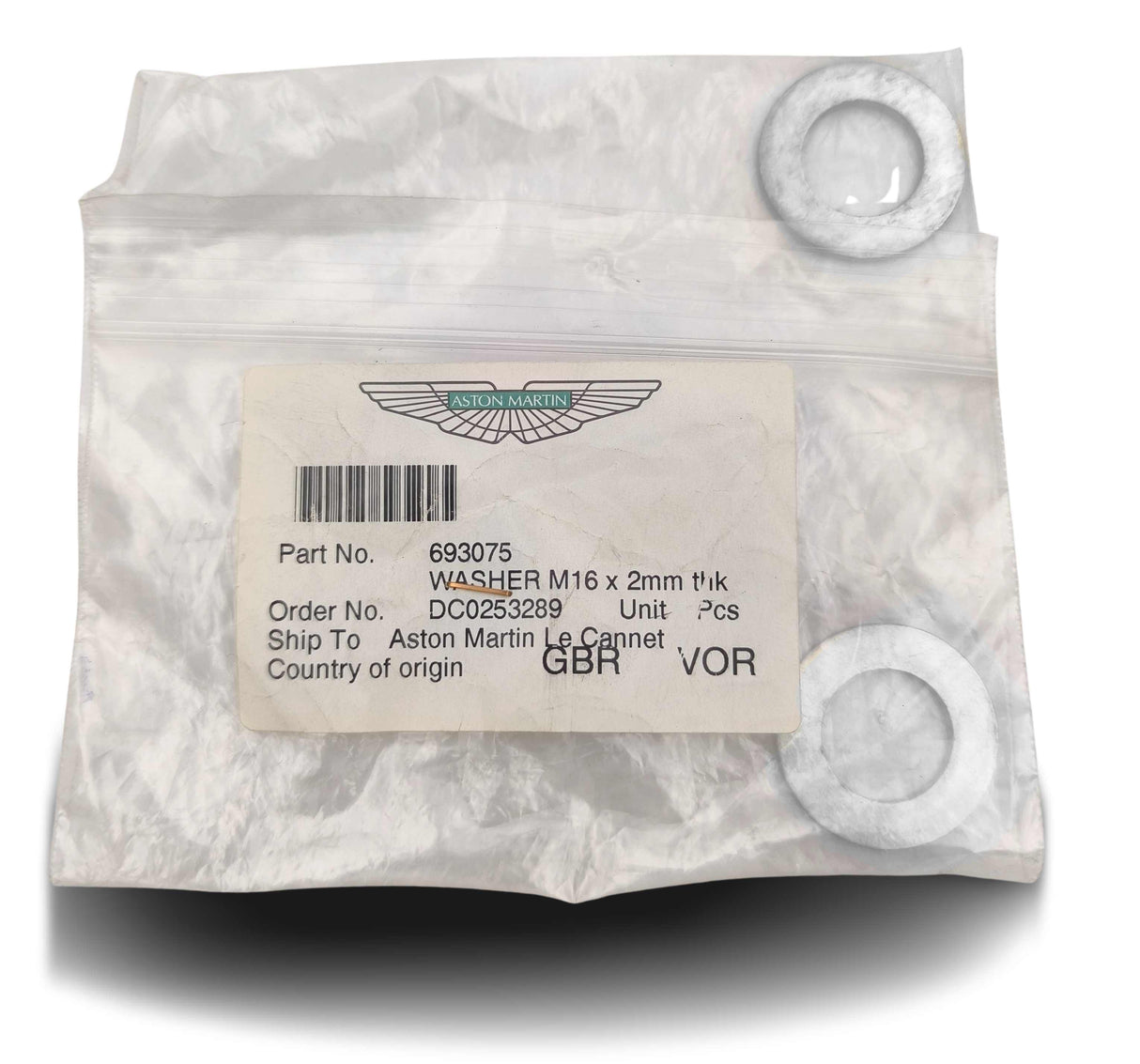Aston Martin Rondella M16 x 2mm spessore 693075