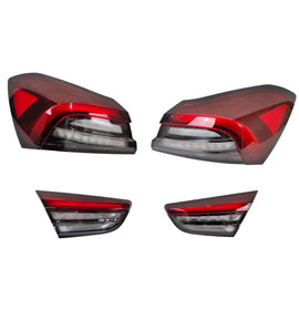 Restyling Rear Light Kit for Maserati Ghibli Trofeo Version (Black)