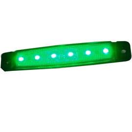 UNIVERSALE Originale Side Marker6 LED Verde 12/24V | Fratelli Leo.